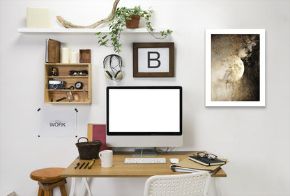 Honey Moon I by Hope Bainbridge - White Framed Print - Wall Art - Americanflat