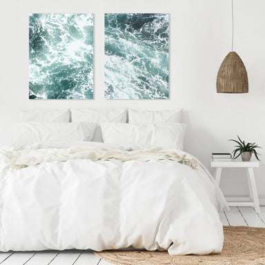 Ocean Panel by Hope Bainbridge - 2 Piece Wrapped Canvas Set - Americanflat