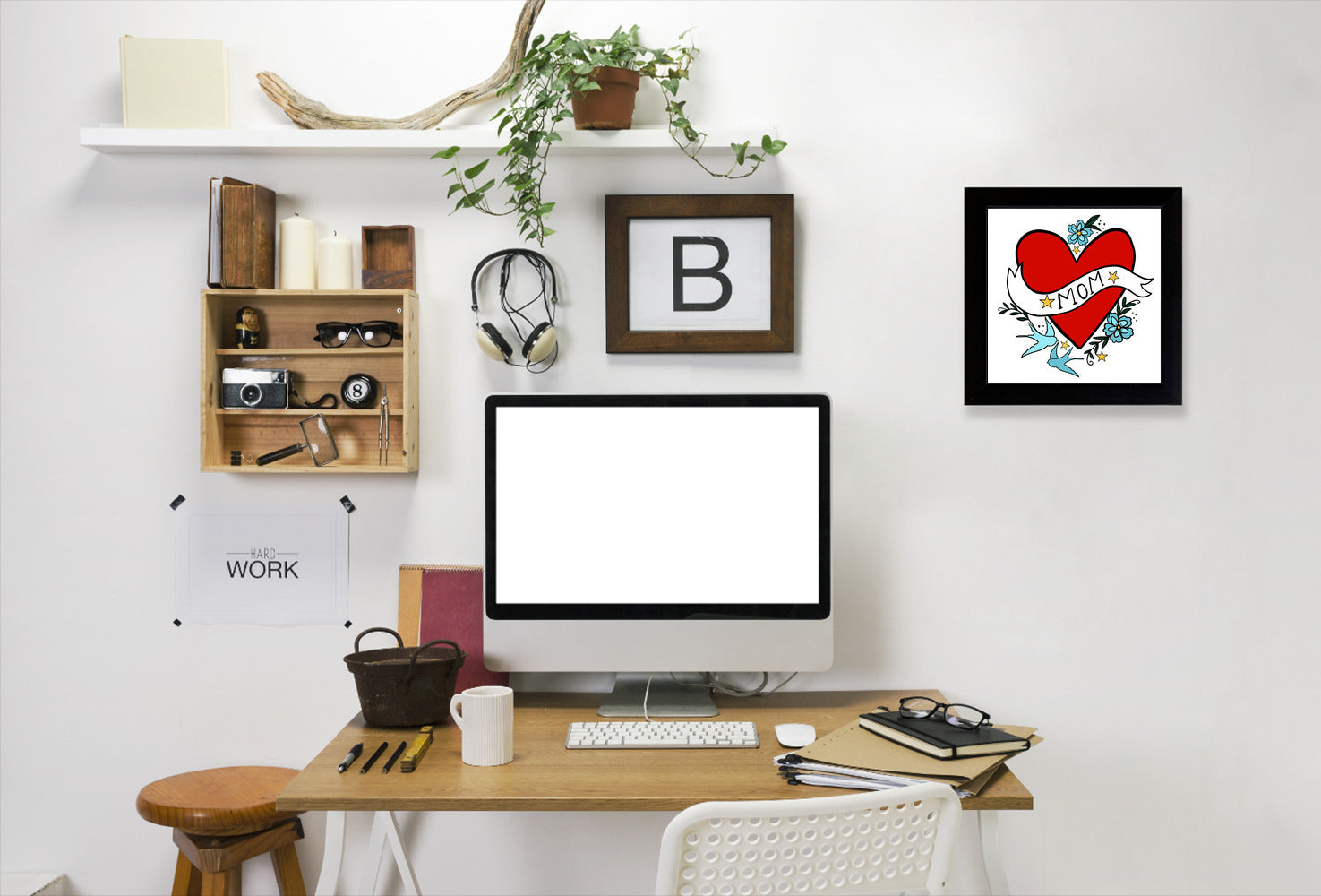 Mom Heart by Hope Bainbridge - Framed Printd Print - Americanflat
