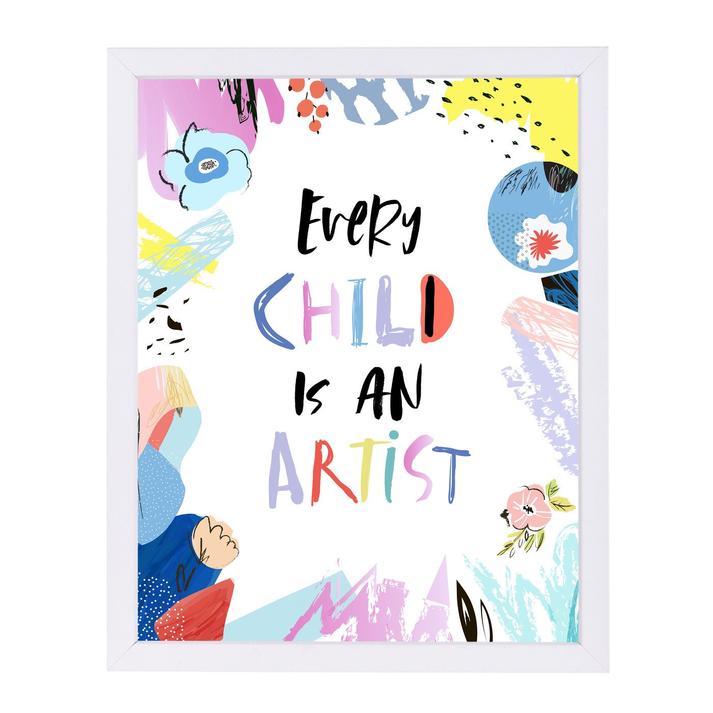 Every Child Is An Artist By Elena David - Framed Print - Americanflat