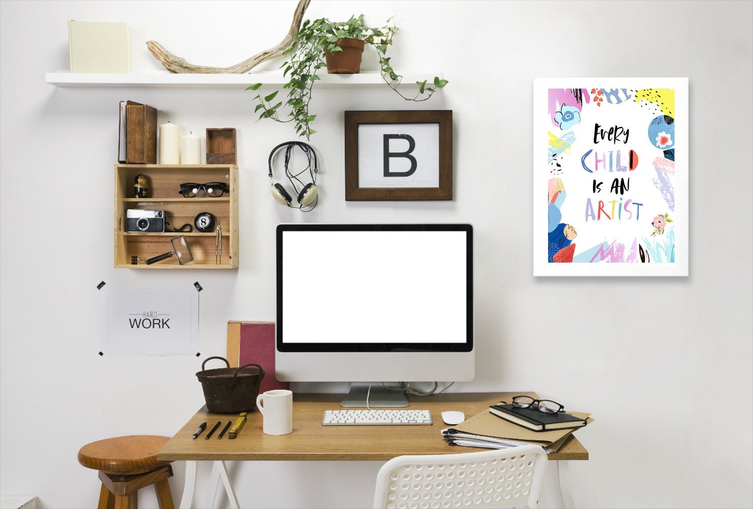 Every Child Is An Artist By Elena David - Framed Print - Americanflat