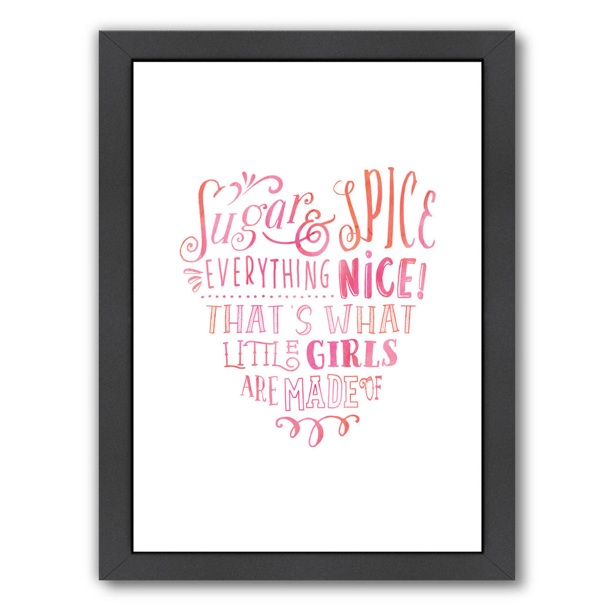 Sugar & Spice By Elena David - Black Framed Print - Wall Art - Americanflat