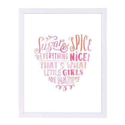 Sugar & Spice By Elena David - White Framed Print - Wall Art - Americanflat