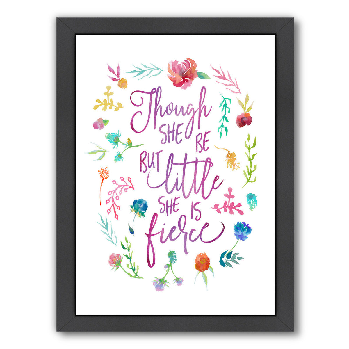 Though She Be But Little By Elena David - Black Framed Print - Wall Art - Americanflat