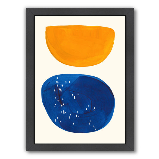 Ocean Sun By Ejaaz Haniff - Black Framed Print - Wall Art - Americanflat