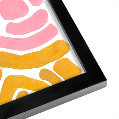 Pastel Maze by Ejaaz Haniff - 2 Piece Framed Print Set - Americanflat