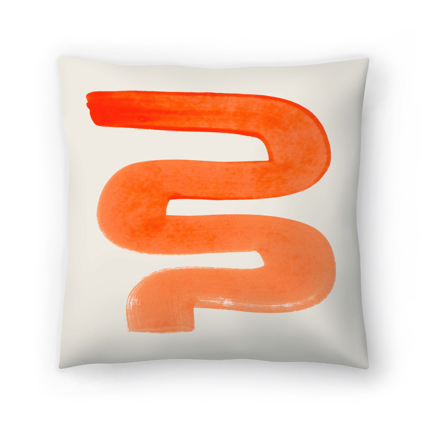 Orange Unsure by Ejaaz Haniff - Pillow, Pillow, 20" X 20"