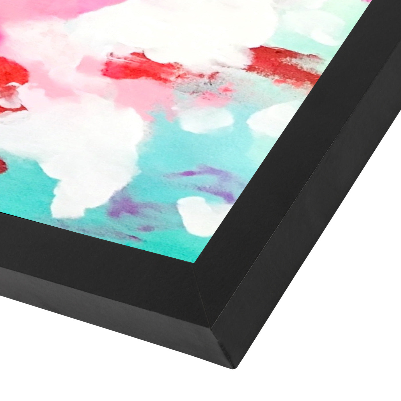 Pastel Fantasy Abstract Clouds By Ejaaz Haniff - Black Framed Print - Wall Art - Americanflat