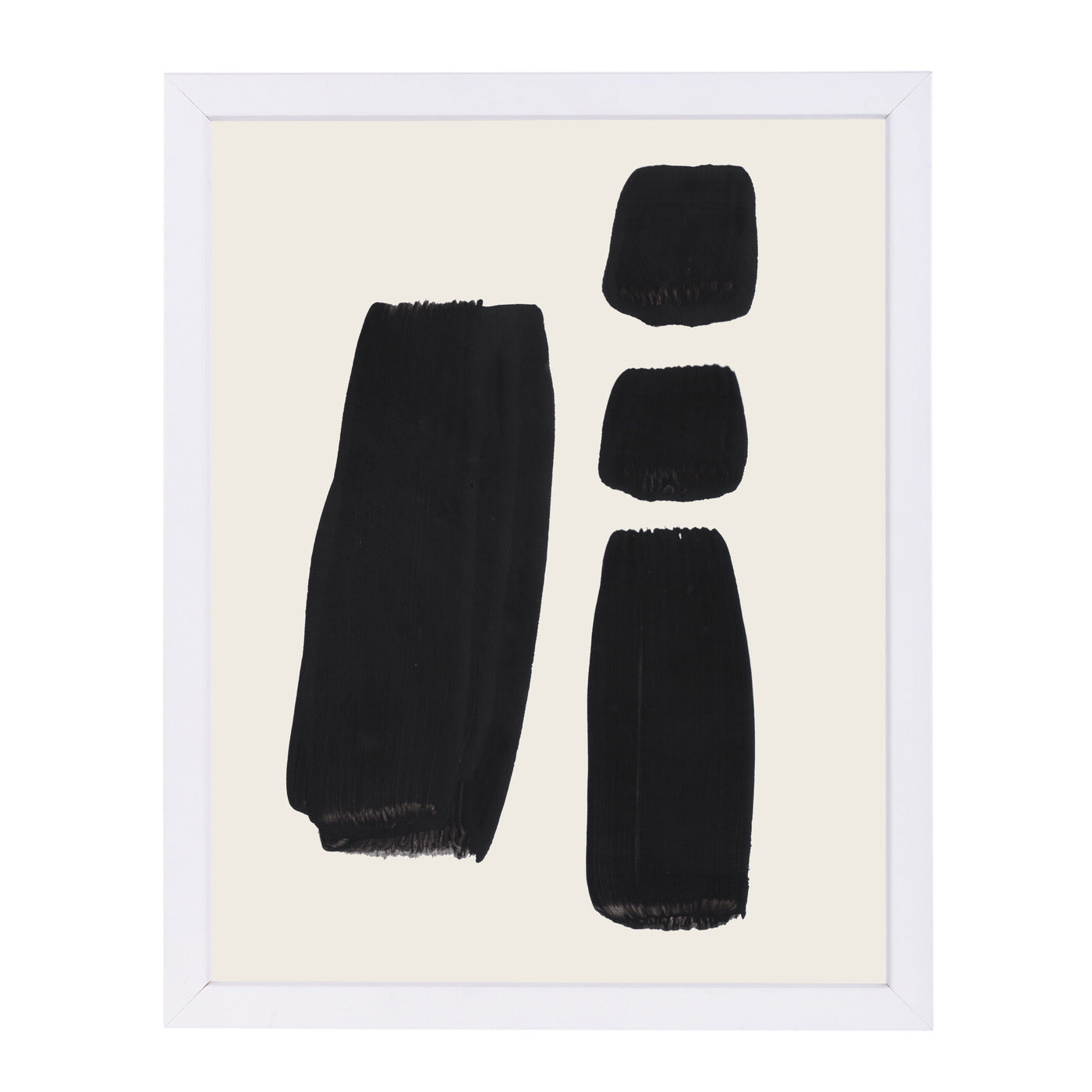 Tribal Beat By Ejaaz Haniff - White Framed Print - Wall Art - Americanflat