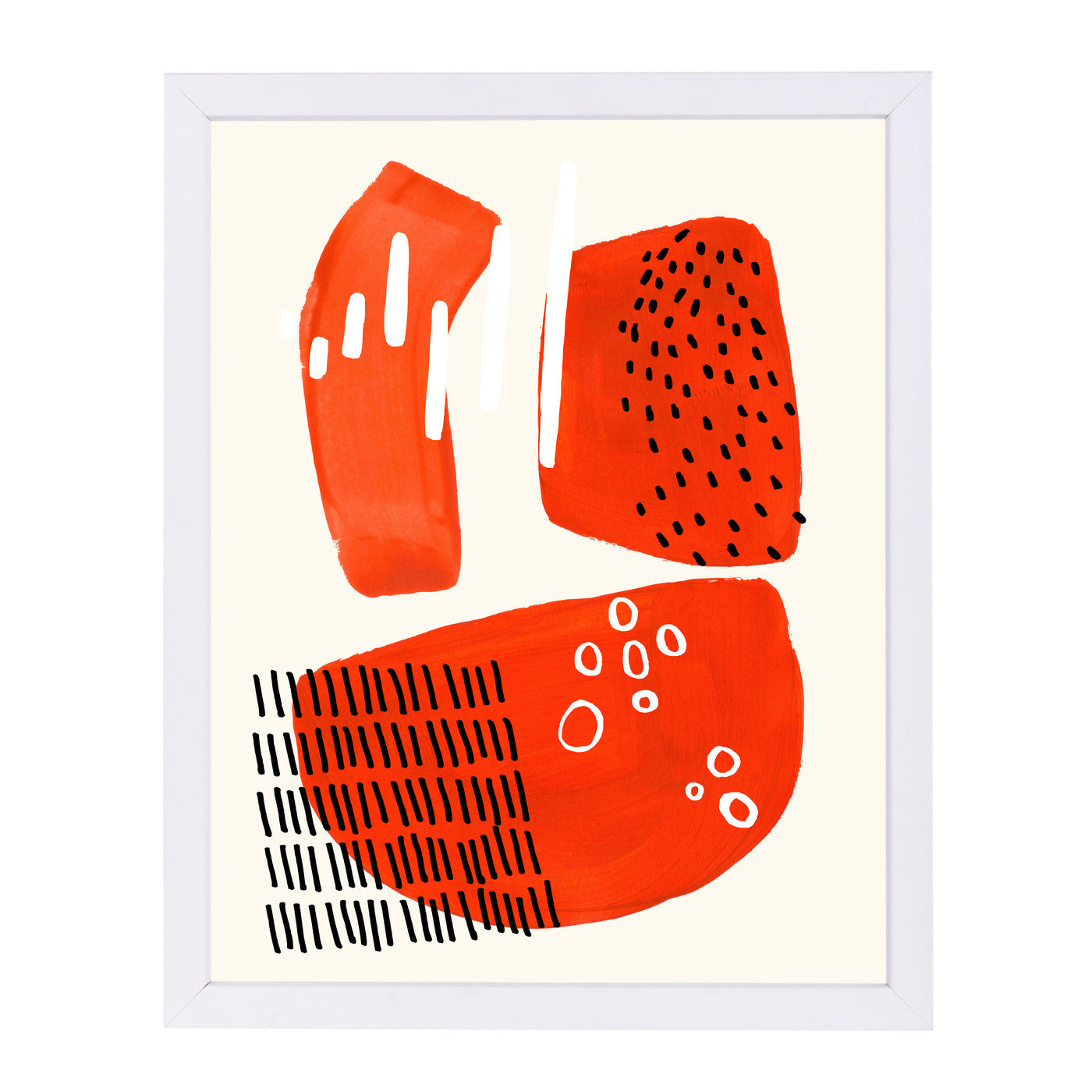 Ocean Coral By Ejaaz Haniff - White Framed Print - Wall Art - Americanflat