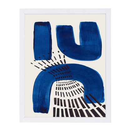 Sound Waves By Ejaaz Haniff - White Framed Print - Wall Art - Americanflat