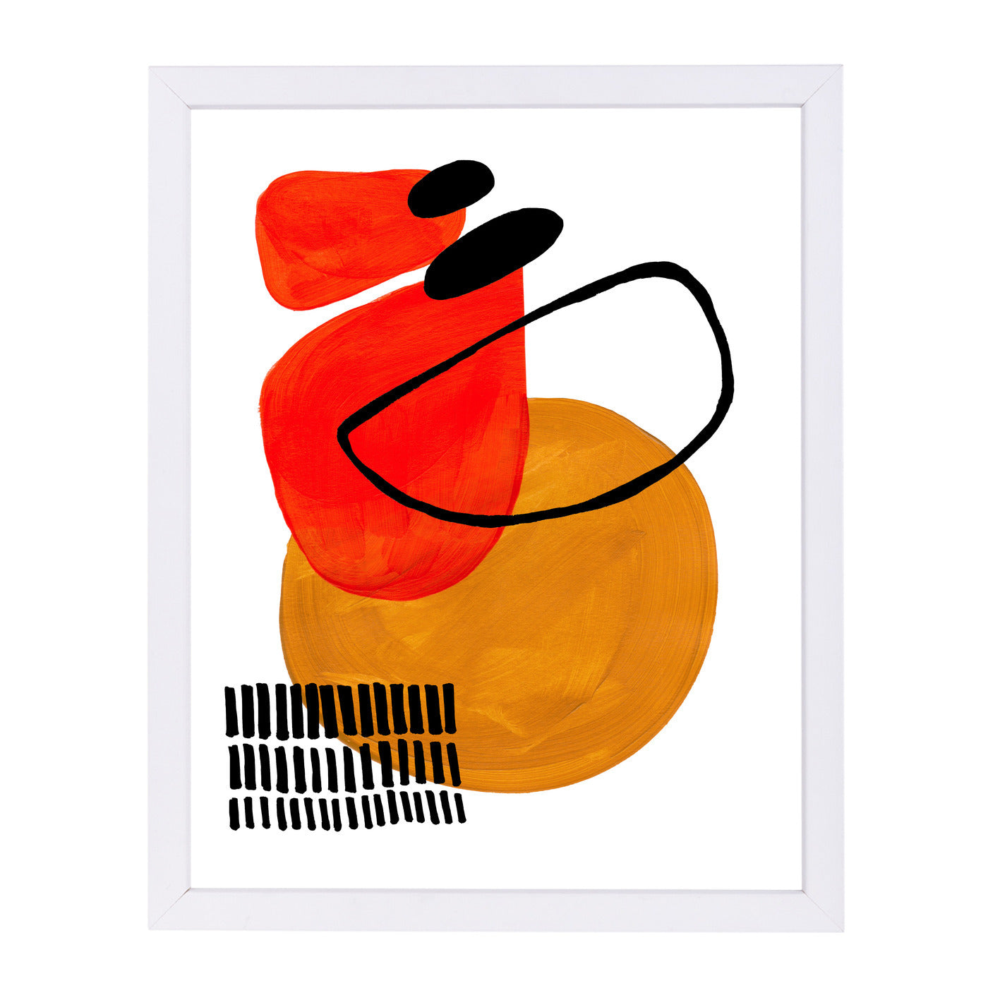 Sun Orbit By Ejaaz Haniff - White Framed Print - Wall Art - Americanflat