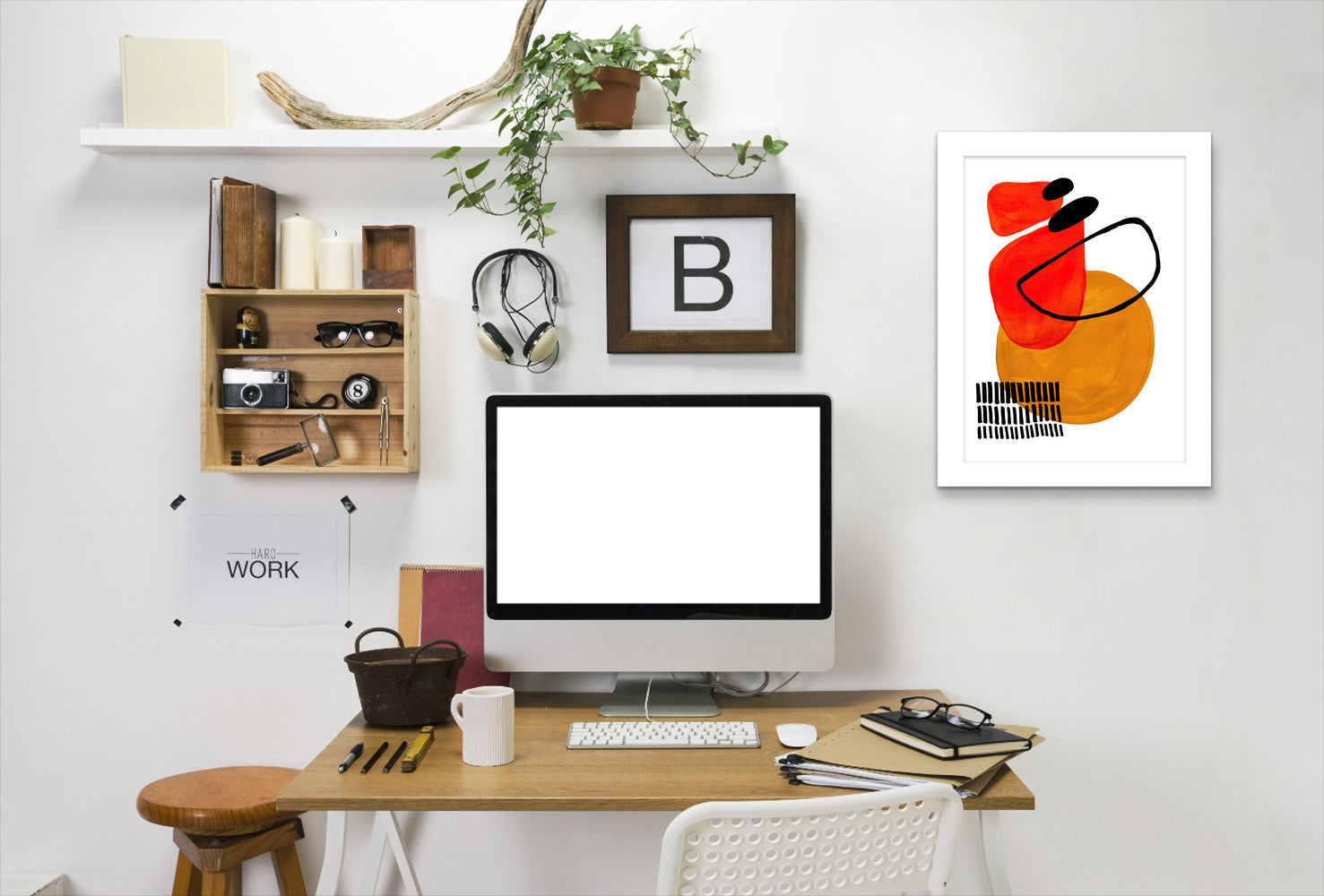 Sun Orbit By Ejaaz Haniff - White Framed Print - Wall Art - Americanflat