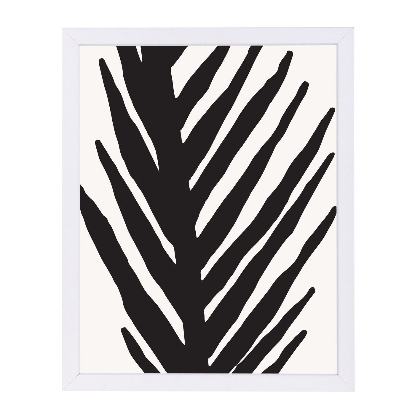 Abstract Minimal Palm By Modern Tropical - Framed Print - Americanflat