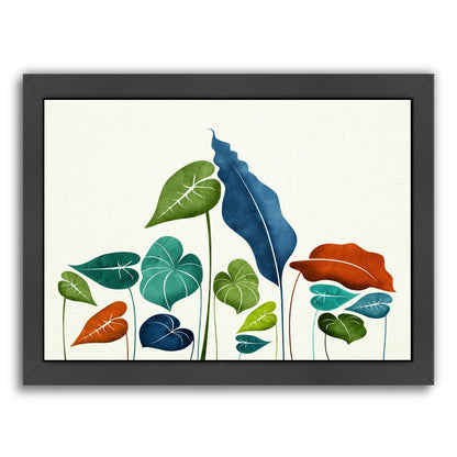 Around The World By Modern Tropical - Black Framed Print - Wall Art - Americanflat