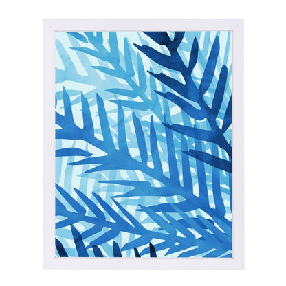 Blue Jungle By Modern Tropical - Framed Print - Americanflat