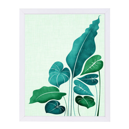 Cacophony In Teal By Modern Tropical - Framed Print - Americanflat