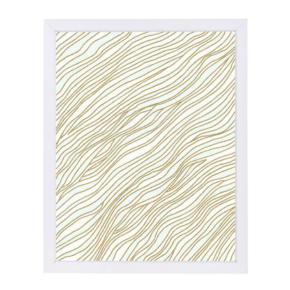 Currents By Modern Tropical - White Framed Print - Wall Art - Americanflat