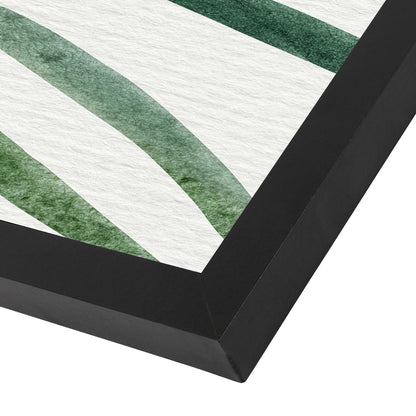 Emerald Palms By Modern Tropical - Black Framed Print - Wall Art - Americanflat