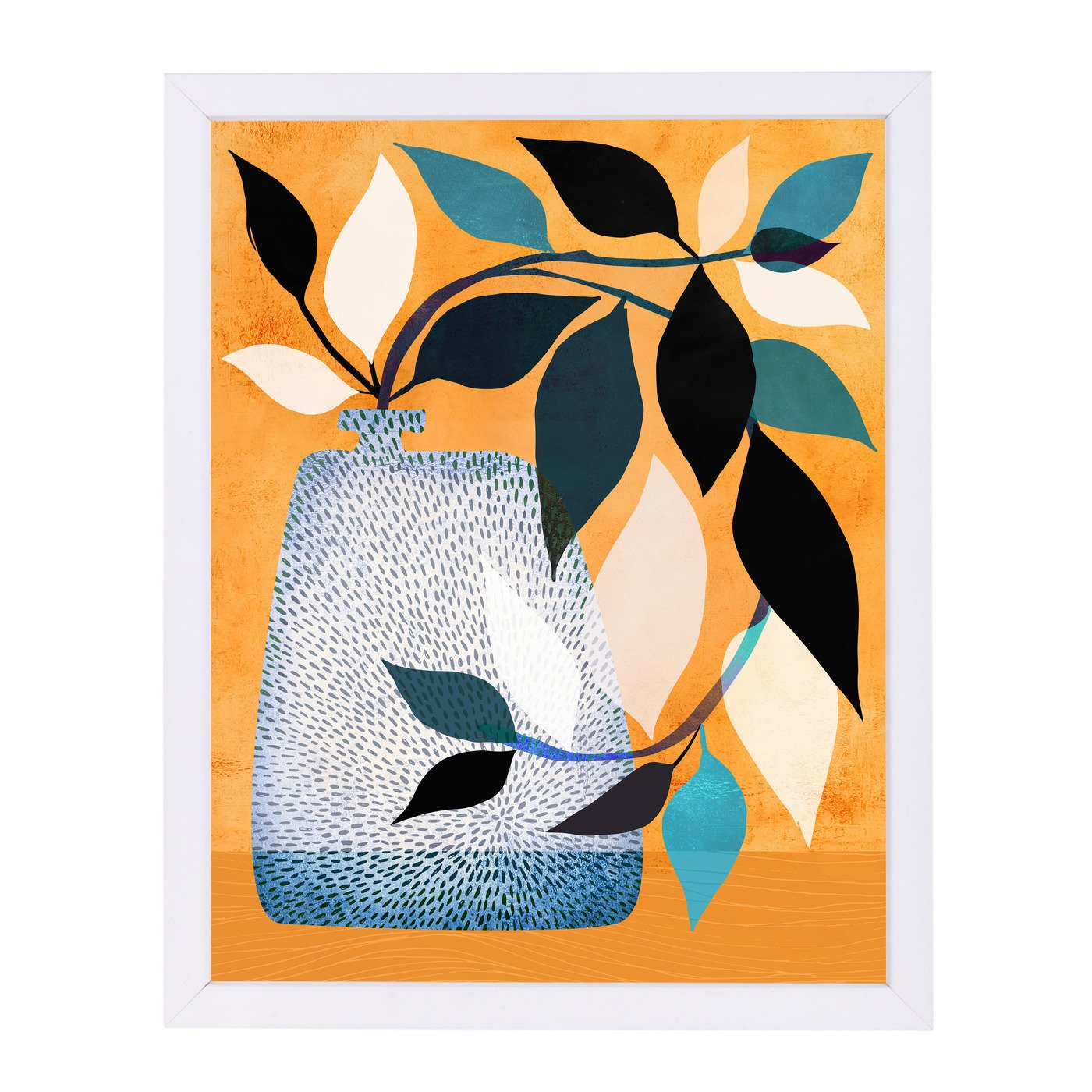Ivy In The Courtyard By Modern Tropical - Framed Print - Americanflat
