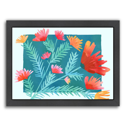 Joy By Modern Tropical - Black Framed Print - Wall Art - Americanflat