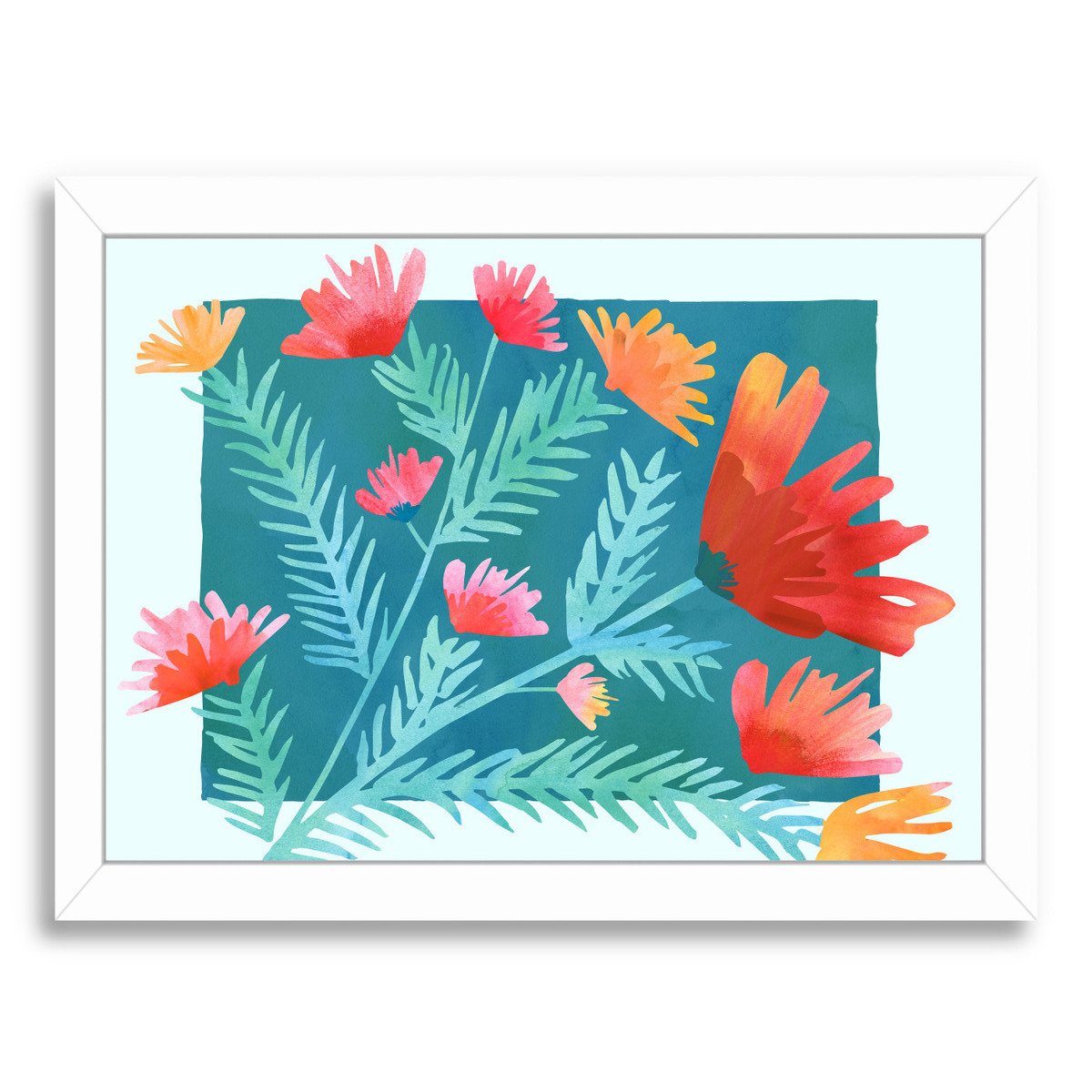Joy By Modern Tropical - Framed Print - Americanflat