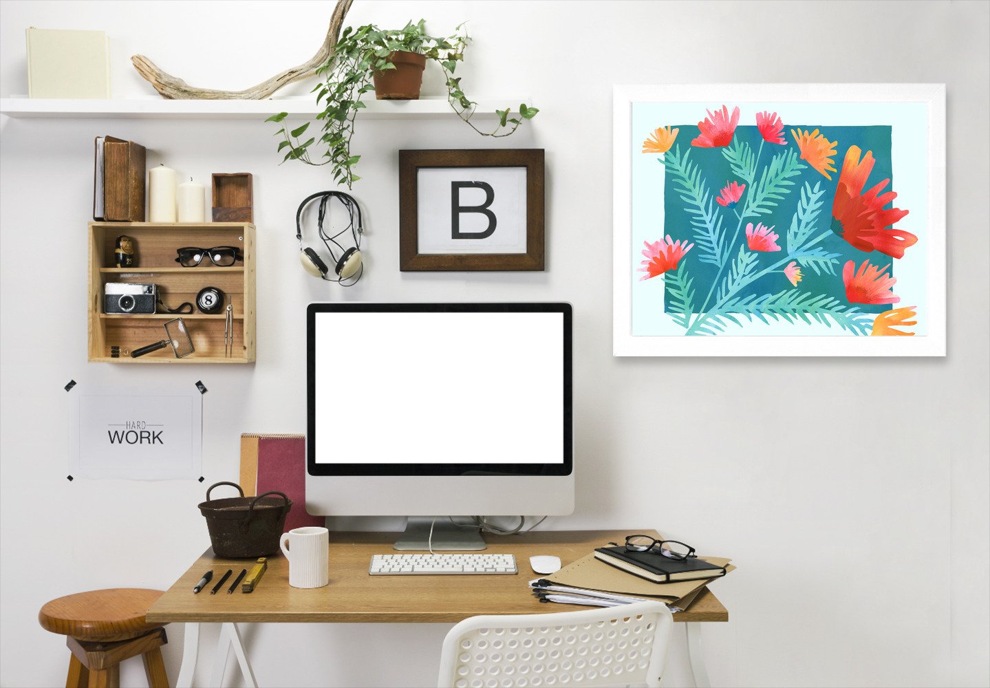 Joy By Modern Tropical - Framed Print - Americanflat