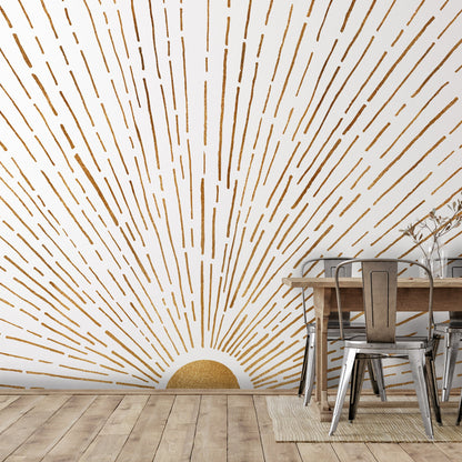 Peel & Stick Wall Mural - Let The Sunshine In By Modern Tropical