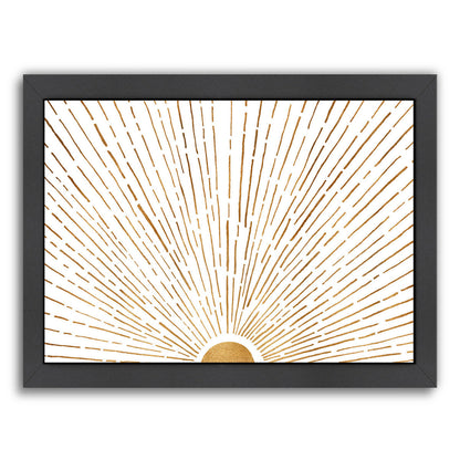 Let The Sunshine In By Modern Tropical - Black Framed Print - Wall Art - Americanflat