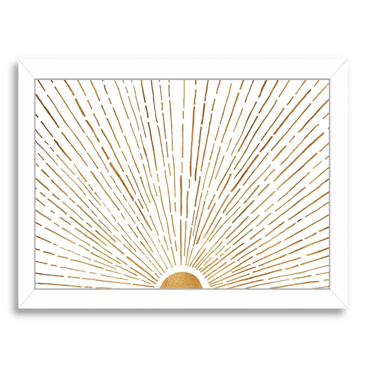 Let The Sunshine In By Modern Tropical - White Framed Print - Wall Art - Americanflat