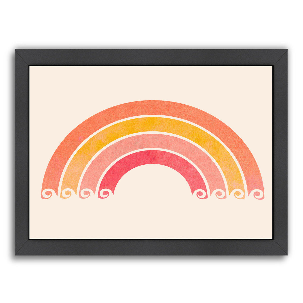 Make Waves By Modern Tropical - Black Framed Print - Wall Art - Americanflat