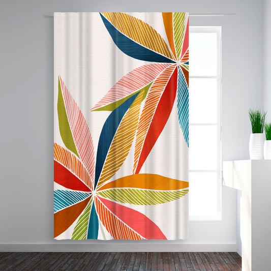 Blackout Curtain Single Panel - Multicolorful by Modern Tropical - Blackout Curtains - Americanflat