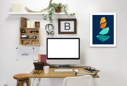 Neighborhood Watch By Modern Tropical - White Framed Print - Wall Art - Americanflat