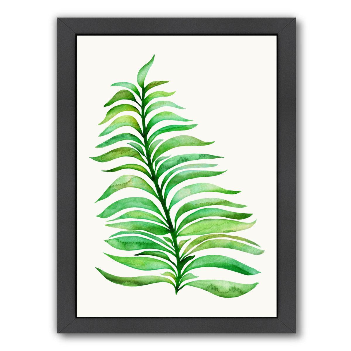 Royal Fern By Modern Tropical - Black Framed Print - Wall Art - Americanflat