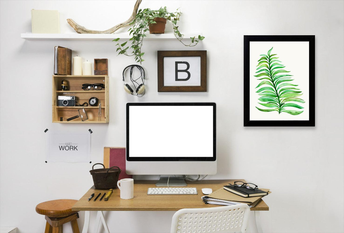 Royal Fern By Modern Tropical - Black Framed Print - Wall Art - Americanflat