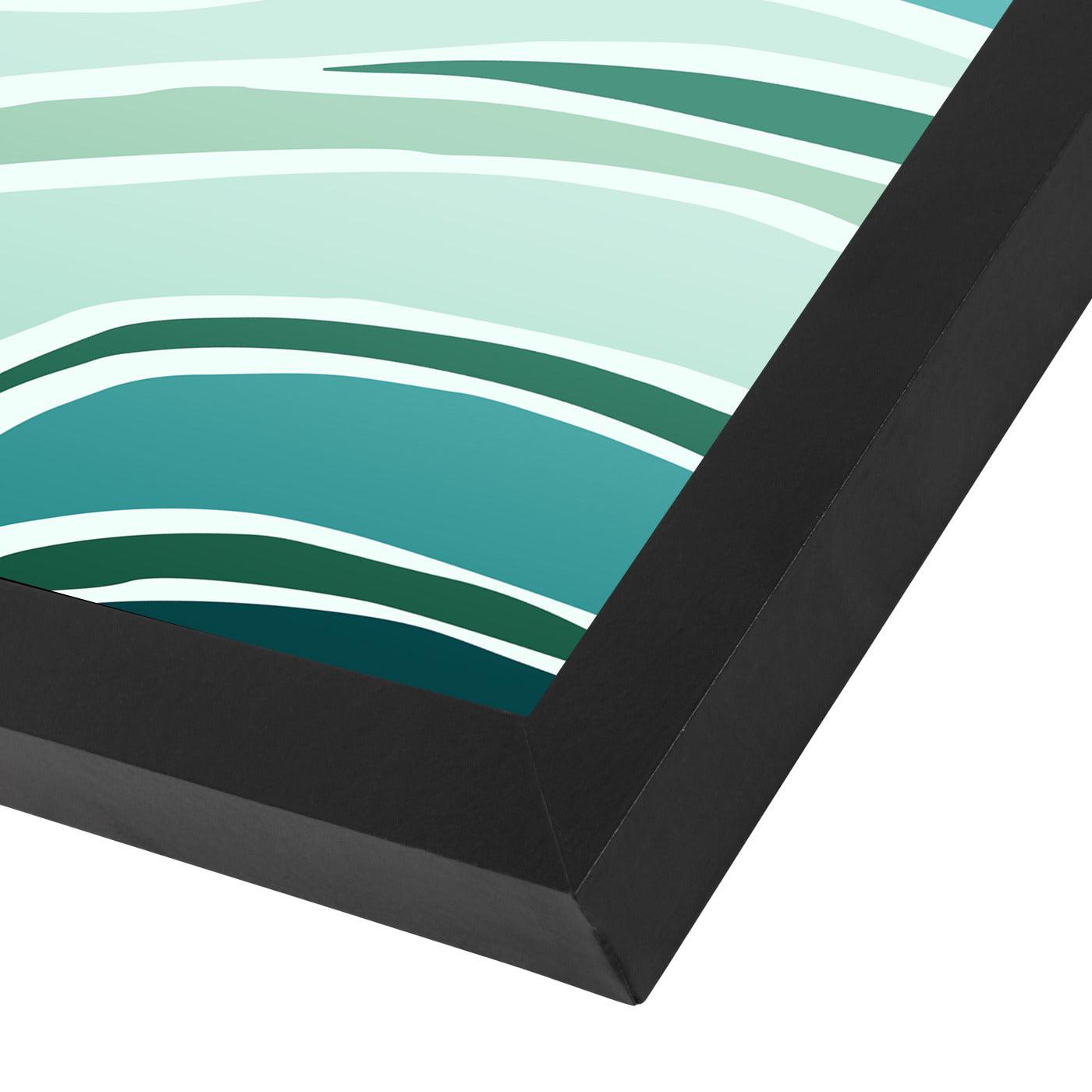 Sky And Sea By Modern Tropical - Black Framed Print - Wall Art - Americanflat