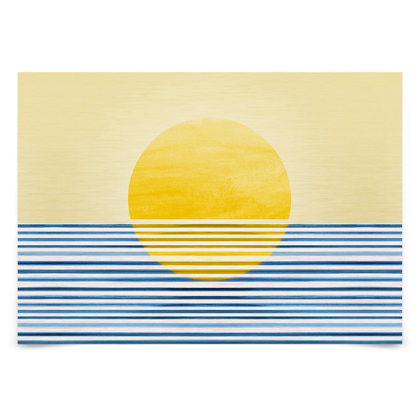 Peel & Stick Wall Mural - Sunrise Abstract By Modern Tropical