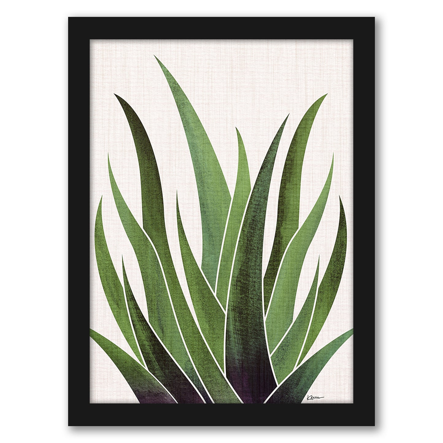 Modern Tropical Greenery Framed Gallery Wall Set - Art Set - Americanflat