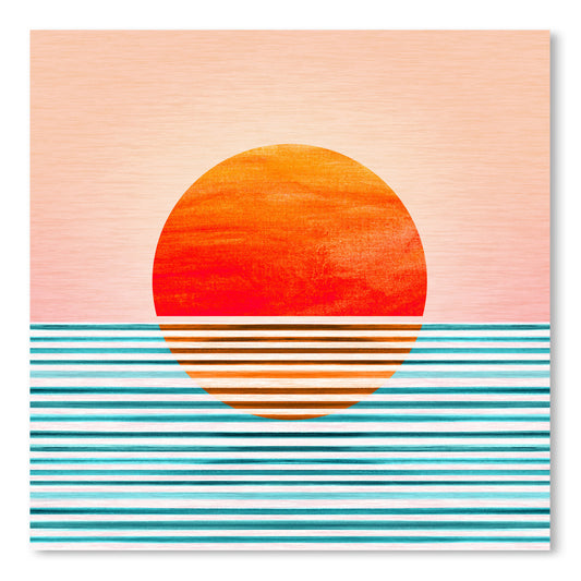 Minimal Sunrise I by Modern Tropical - Art Print - Americanflat
