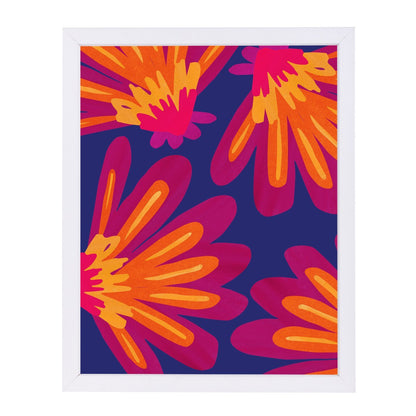 Bold Folk Floral By Modern Tropical - Framed Print - Americanflat
