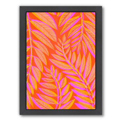 Hot Tropics By Modern Tropical - Black Framed Print - Wall Art - Americanflat