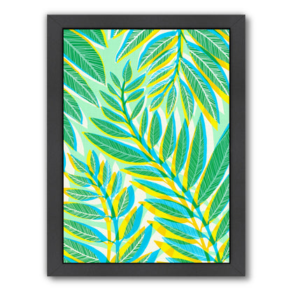 Jungle Vines By Modern Tropical - Black Framed Print - Wall Art - Americanflat