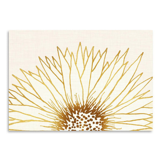 Simple Sunflower by Modern Tropical - Art Print - Americanflat