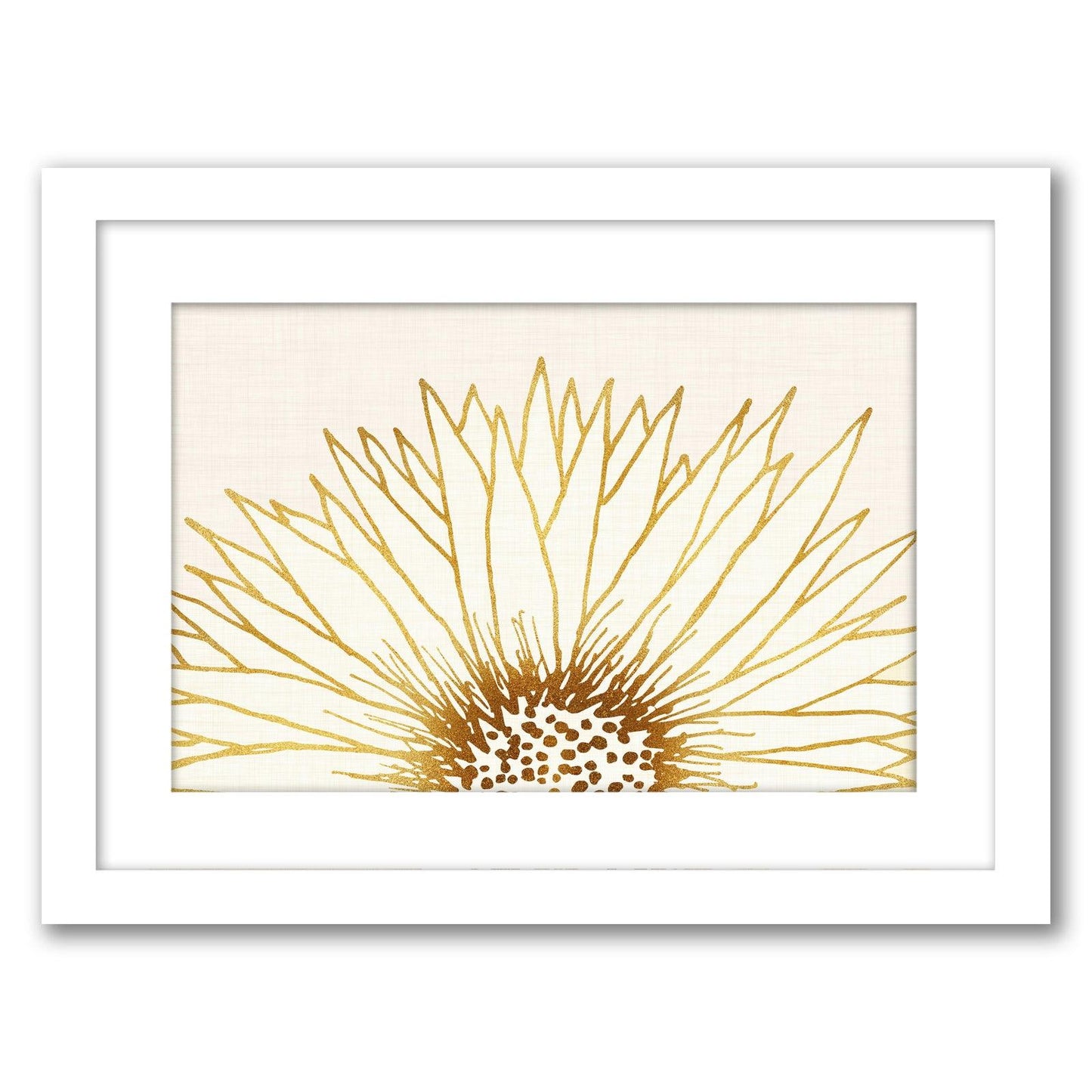 Simple Sunflower By Modern Tropical - Framed Print - Americanflat