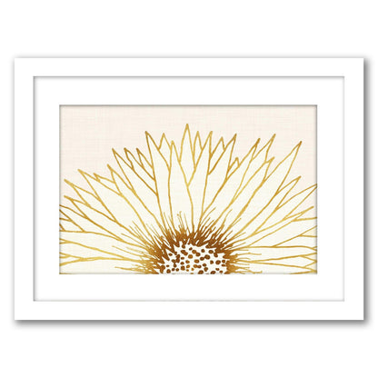 Simple Sunflower By Modern Tropical - Framed Print - Americanflat