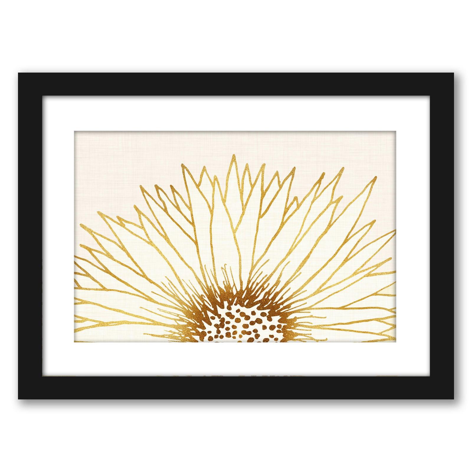 Simple Sunflower By Modern Tropical - Framed Print - Americanflat