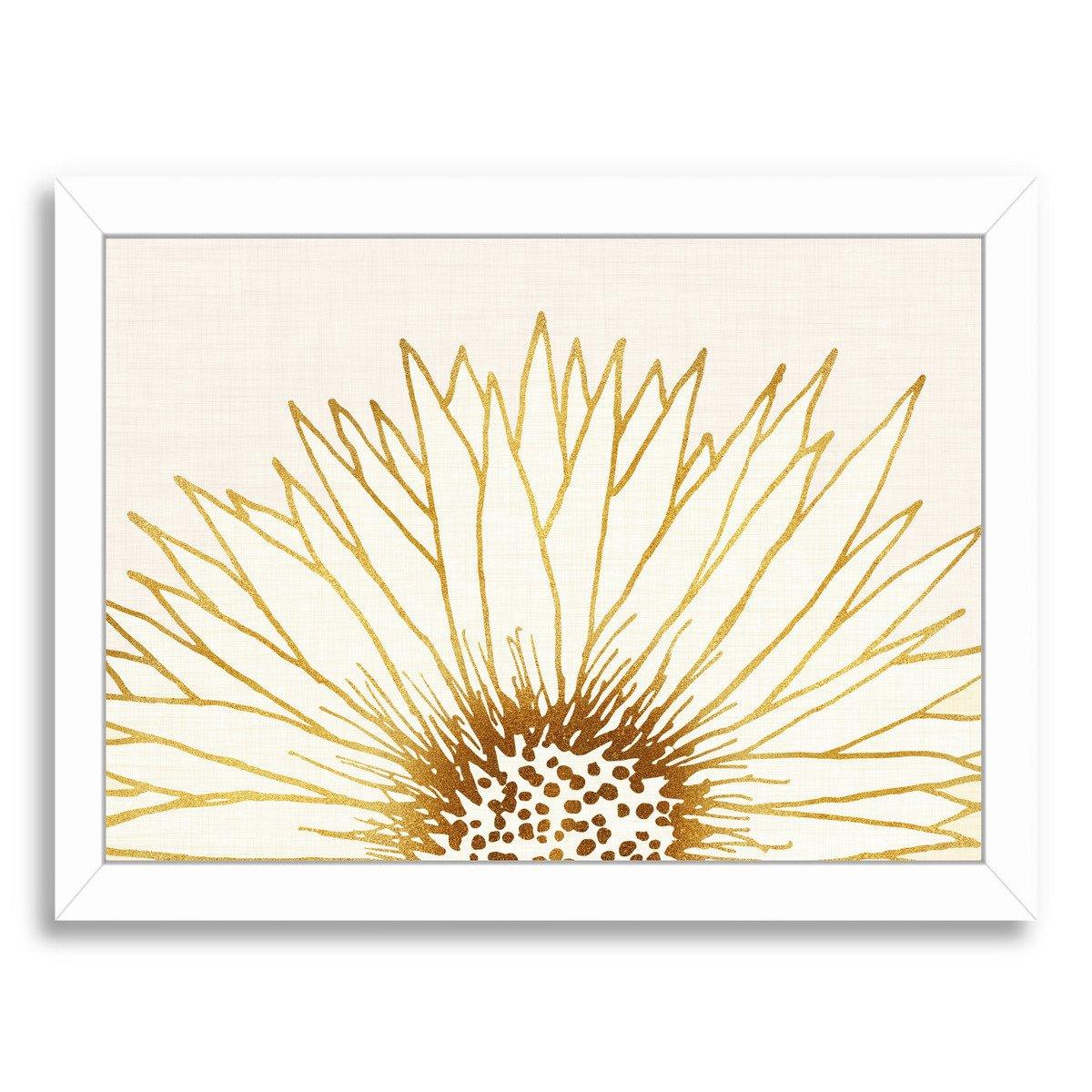 Simple Sunflower By Modern Tropical - Framed Print - Americanflat