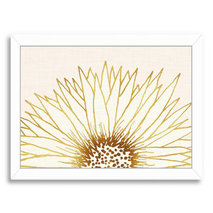 Simple Sunflower By Modern Tropical - Framed Print - Americanflat