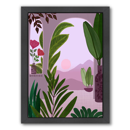 Tropical Morning By Modern Tropical - Black Framed Print - Wall Art - Americanflat