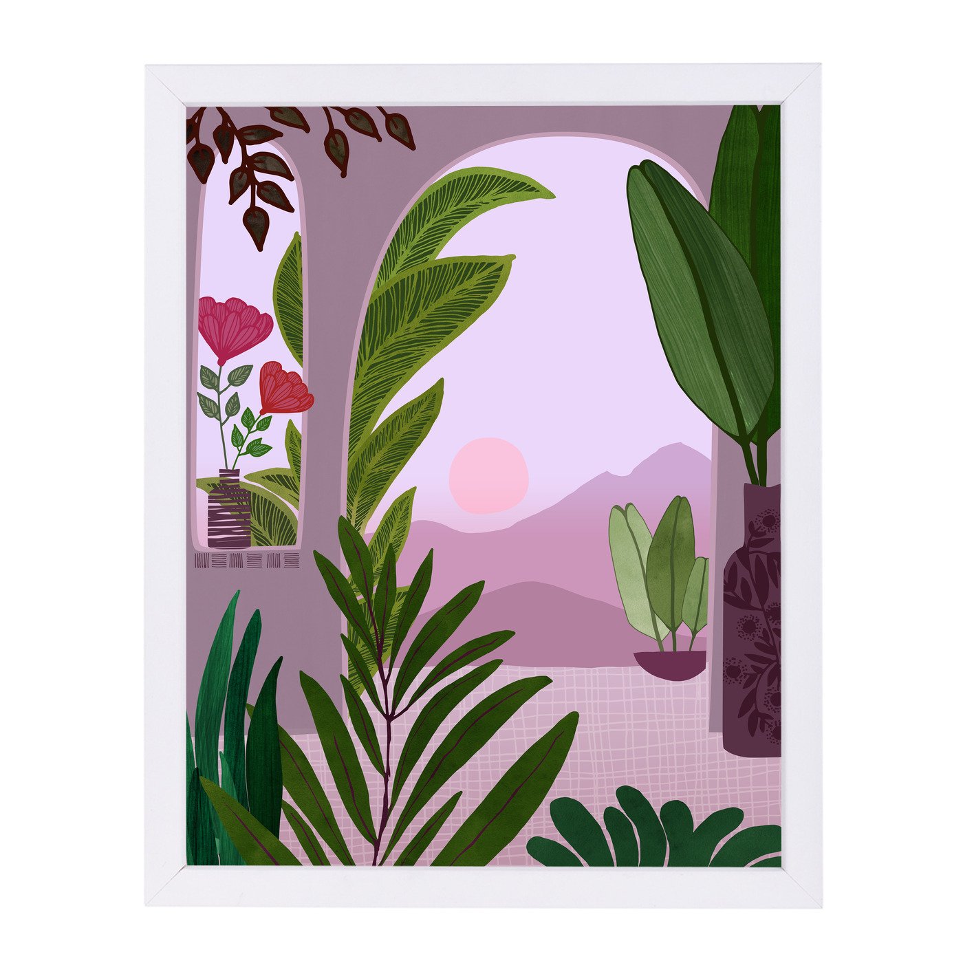 Tropical Morning By Modern Tropical - Framed Print - Americanflat